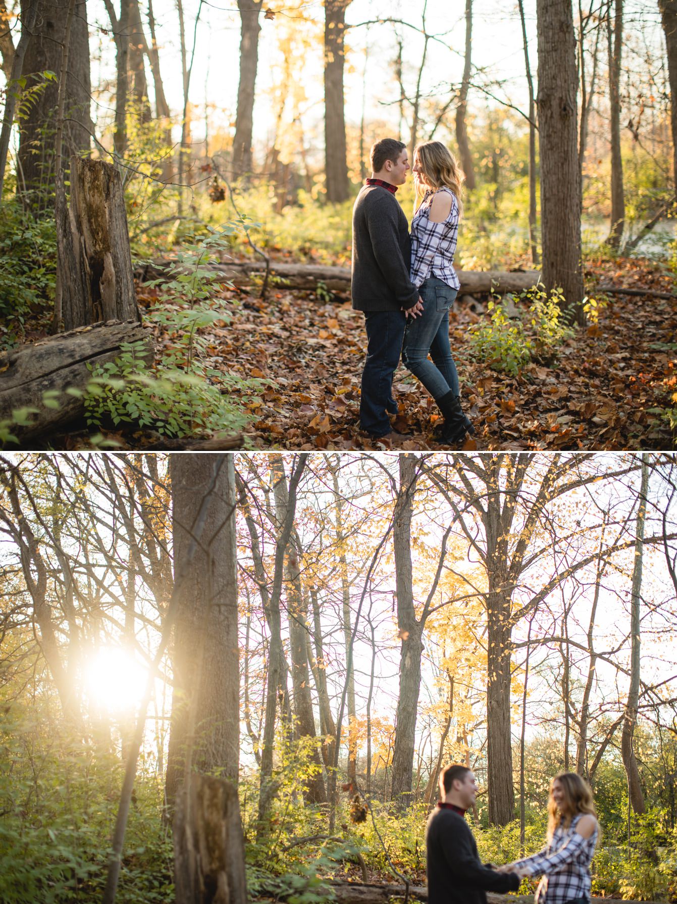 Couple engagement session in Ann Arbor Michigan