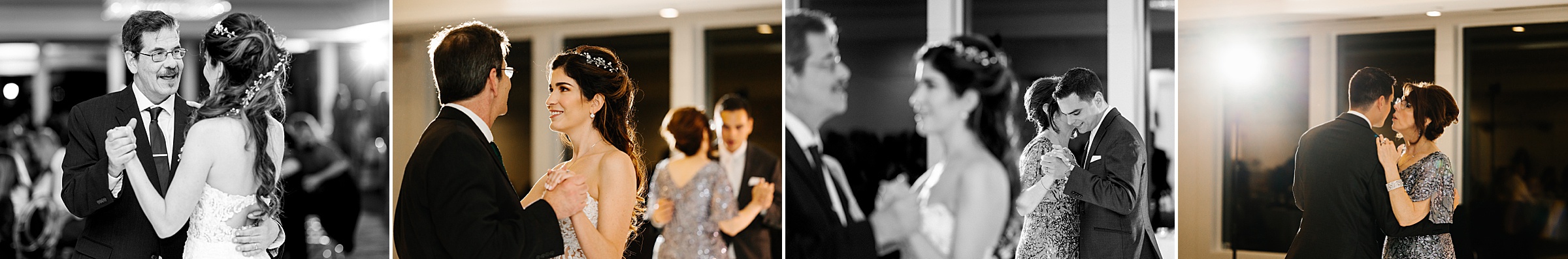 father daughter dance; mother son dance by Detroit Wedding Photographer Michele Maloney