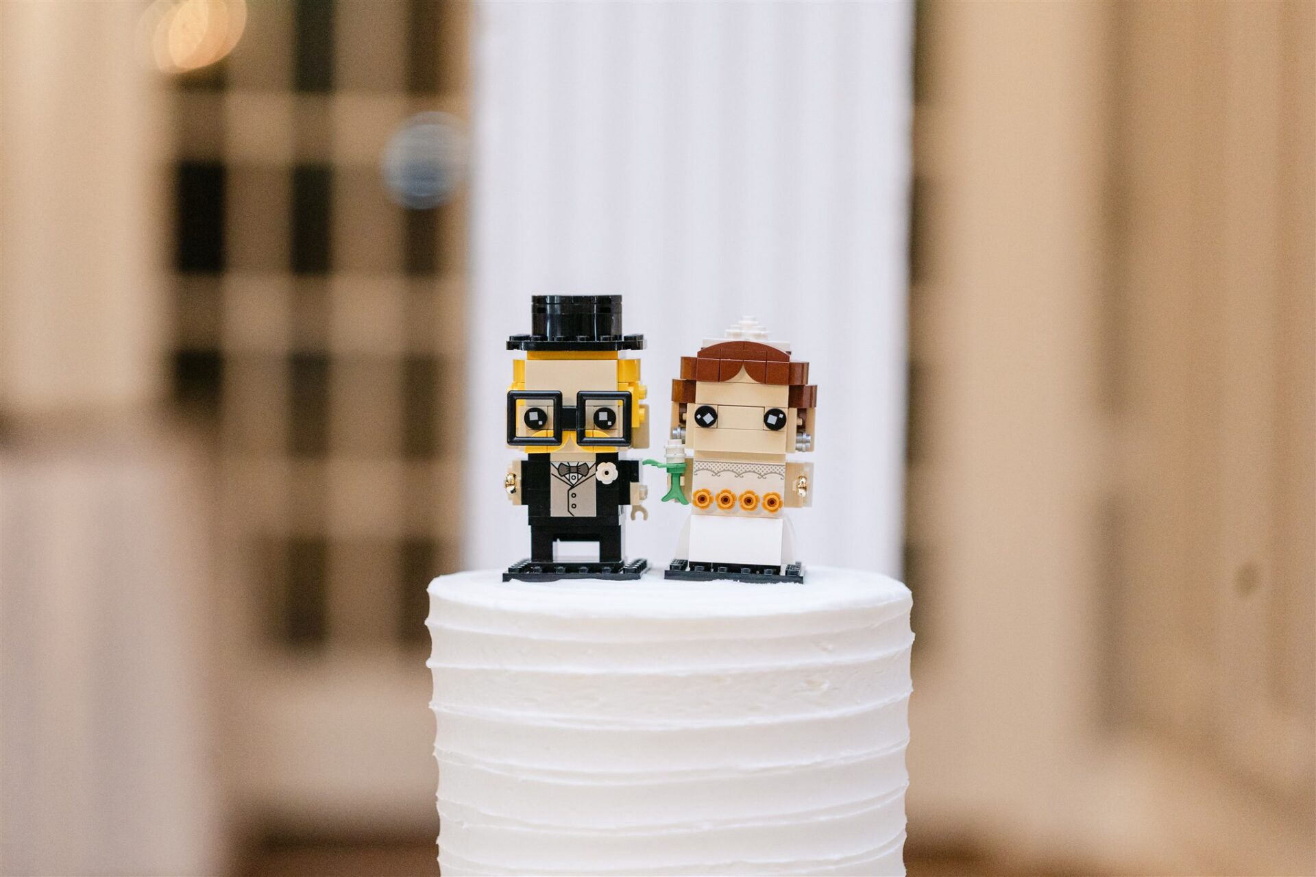 Wedding cake by So Delish Bakery at Meeting House Grand Ballroom Wedding.