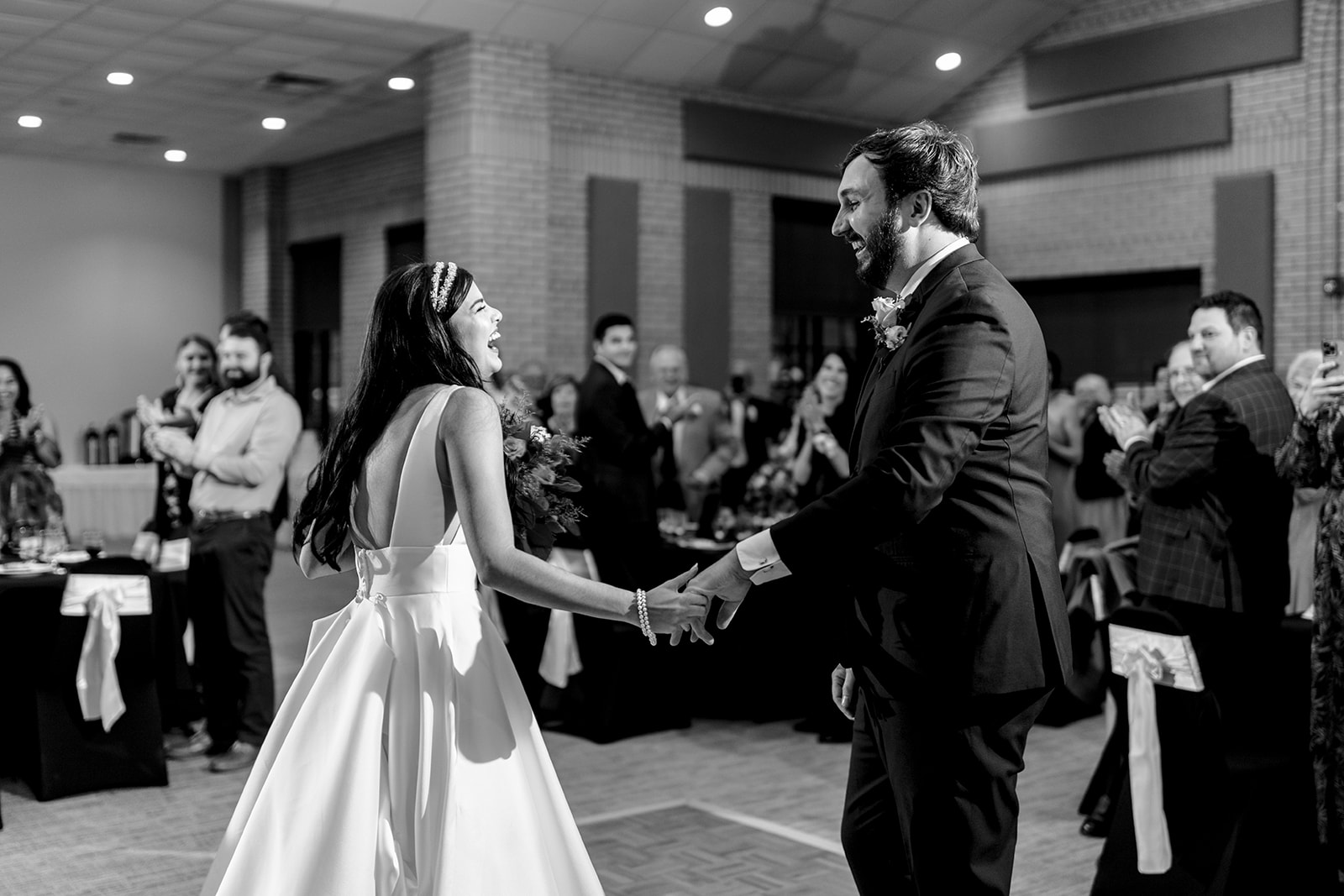 Michael and Haley’s first dance at their Trenton wedding.